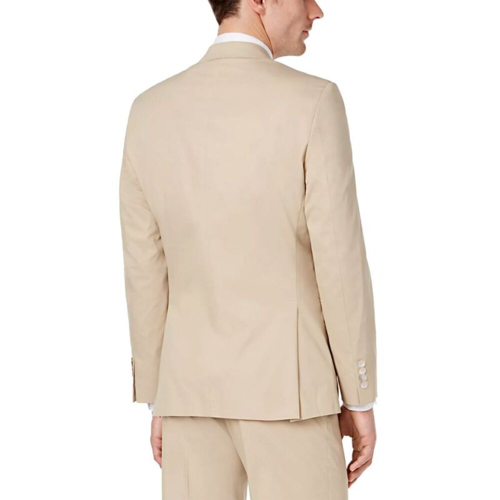Lauren Ralph Lauren Mens Classic-Fit UltraFlex Cotton Sport Coat 38 Regular Tan - Picture 2 of 3